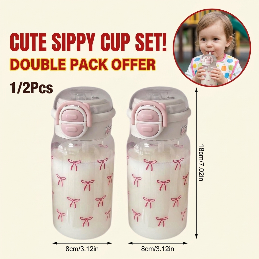 Training Cup Straw - Портативная женская бутылка для воды большой