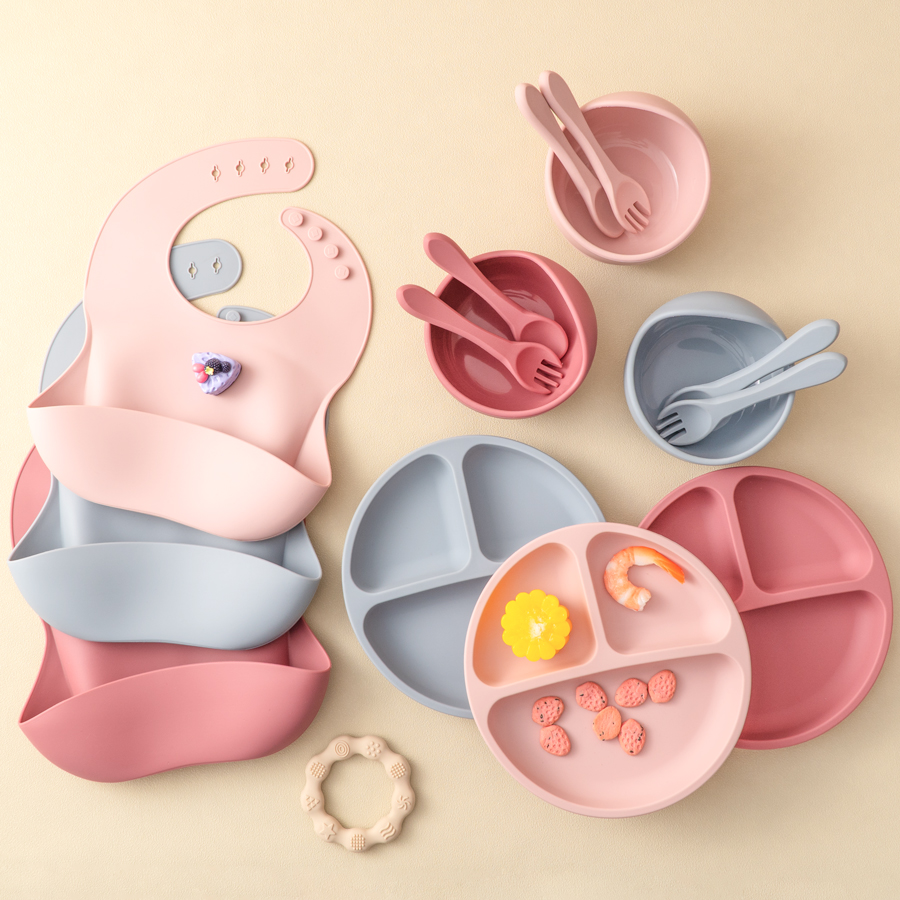 Baby Food Chart - 5 шт., детский силиконовый набор для