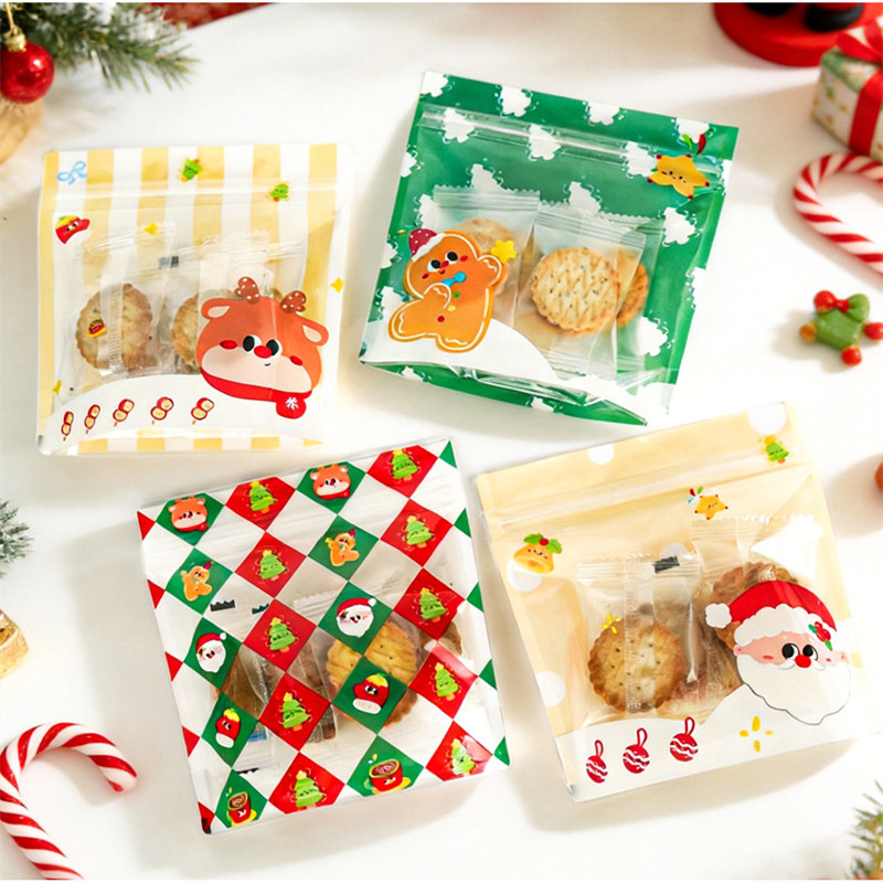 Baby Food Reusable Pouches - Пищевые рождественские подарочные пакеты с застежкой-зиппером,
