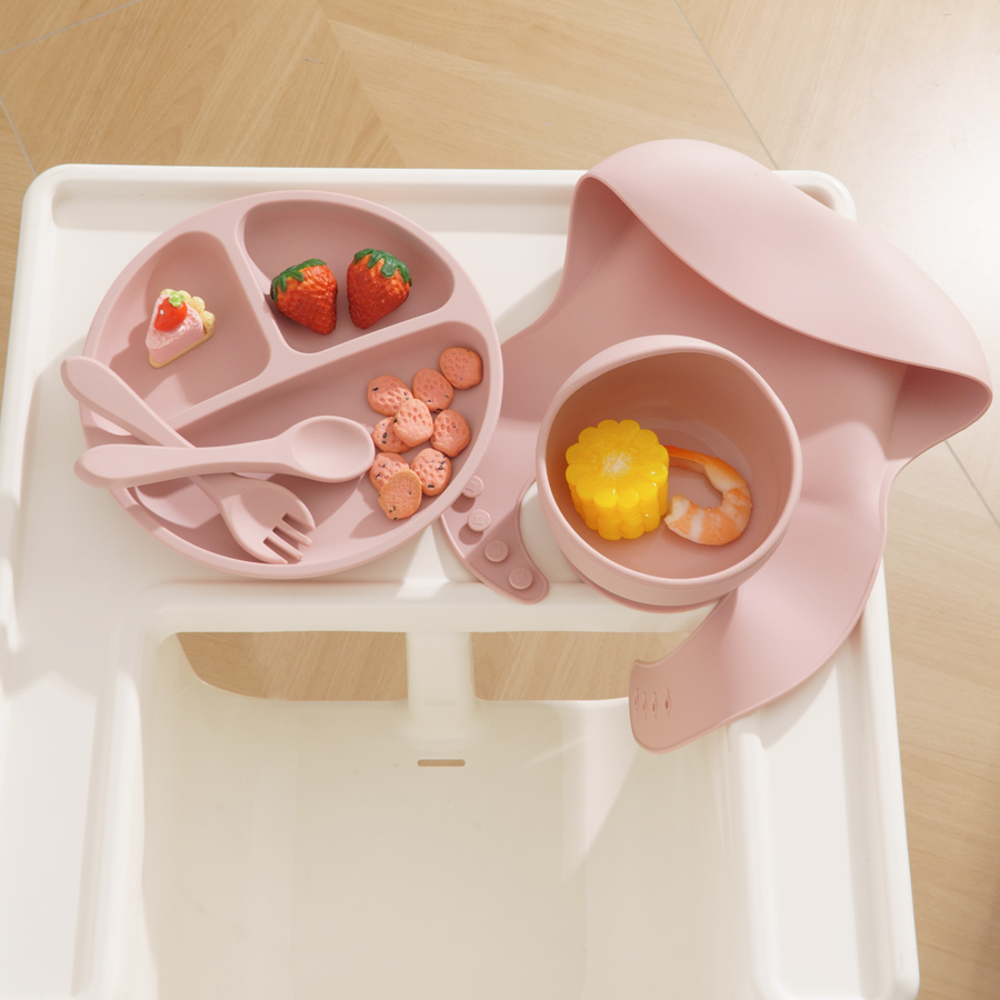 Baby Food Chart - 5 шт., детский силиконовый набор для
