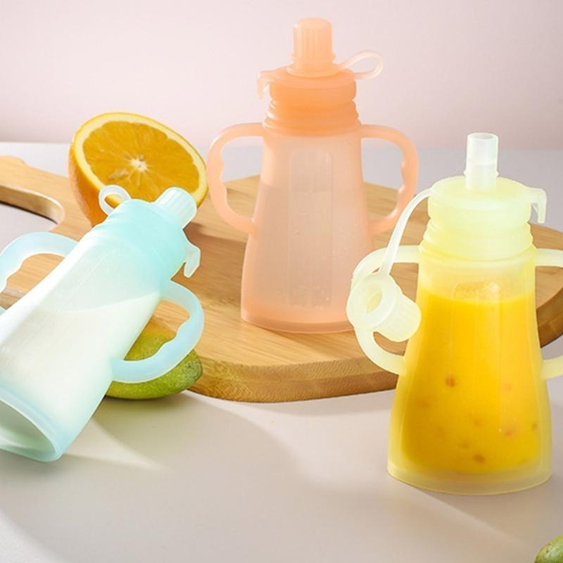 Baby Food Reusable Pouches - Портативная герметичная силиконовая сумка для хранения