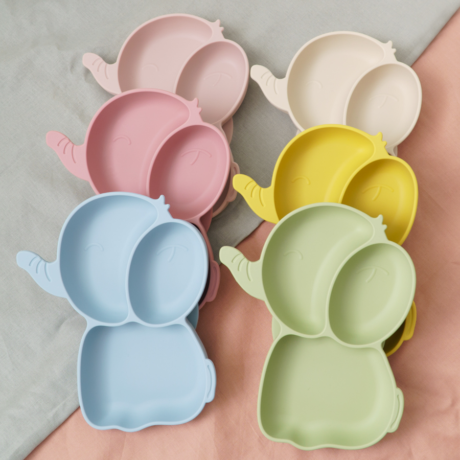 Baby Food Chart - 1 шт., детская силиконовая тарелка для