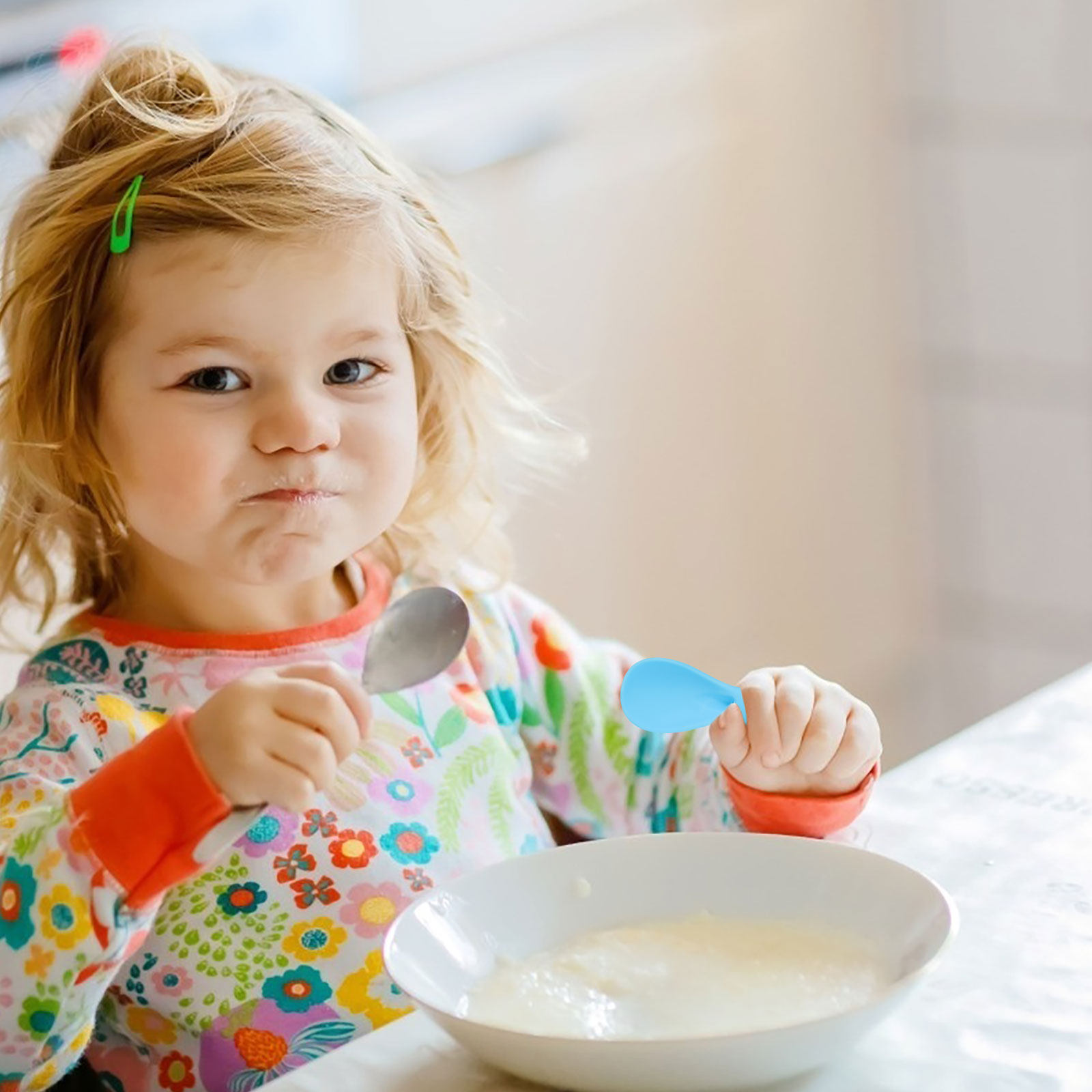 Baby Food Reusable Pouches - 4 шт. мягких силиконовых насадок-ложек для
