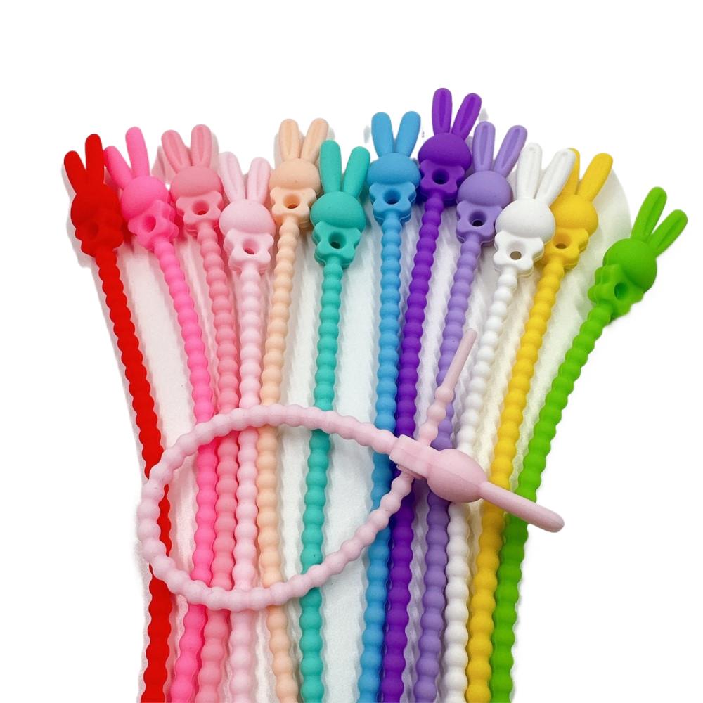 Food Pouch Reusable - 10 шт., силиконовый органайзер для кабеля