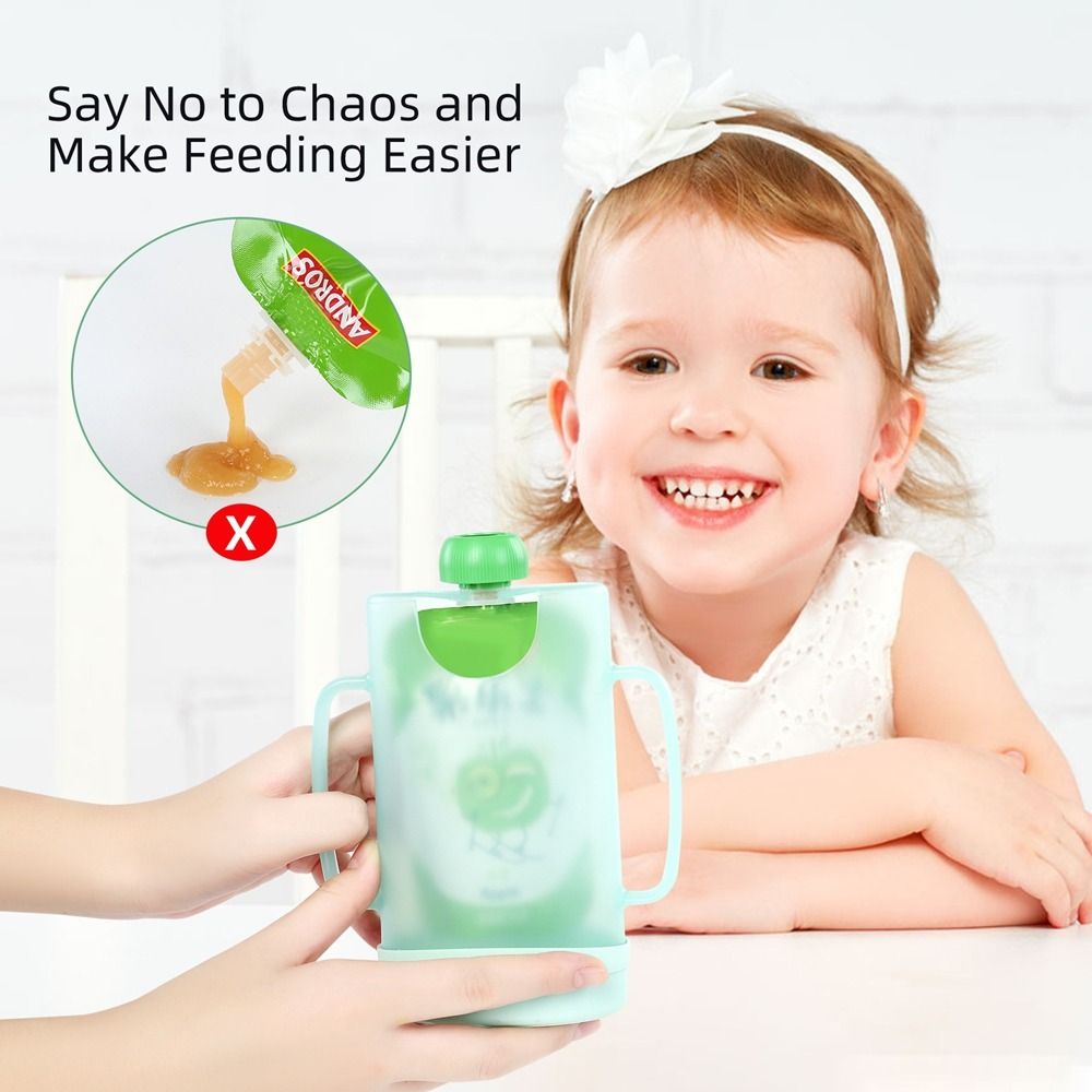 Портативный пластиковый держат – обзор и цена Baby Food Reusable Pouches