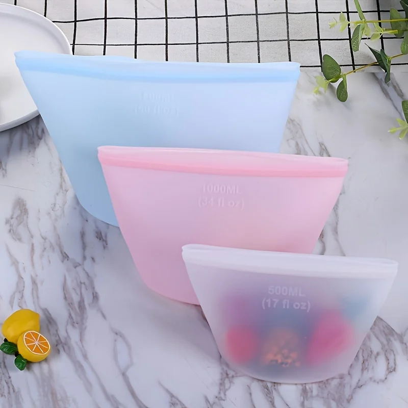 Многоразовые силиконовые пакет – обзор и цена Food Pouch Reusable