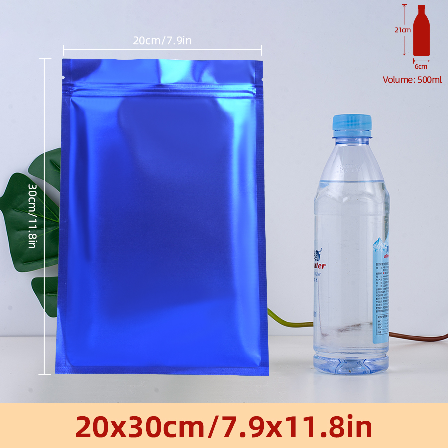 100 шт. матовых синих пакетов  – обзор и цена Food Pouch Reusable