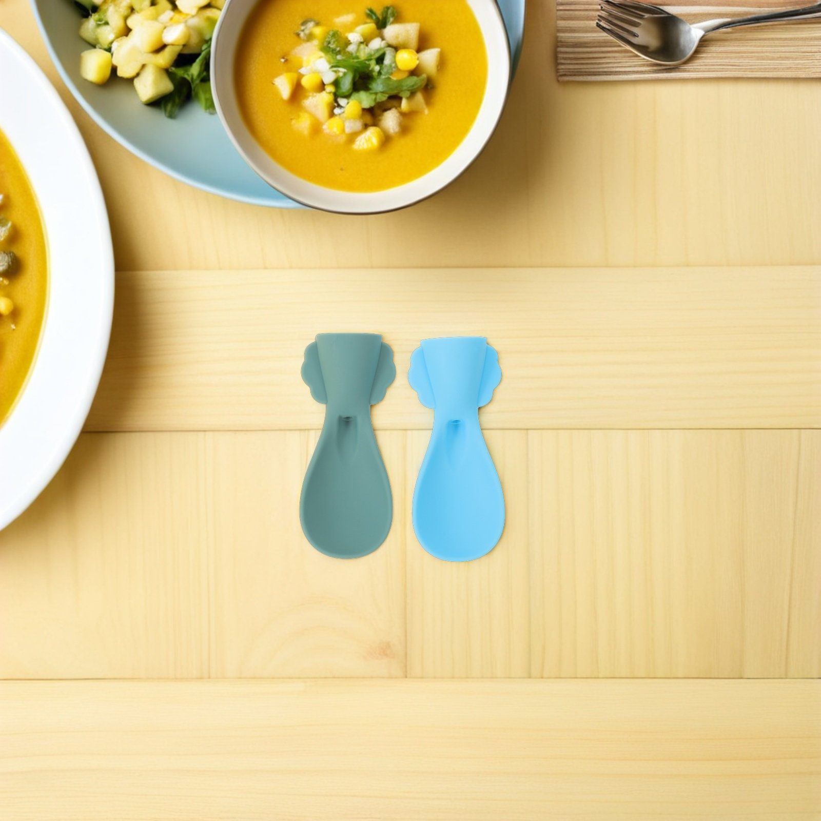 4 шт. силиконовых ложек для ко – обзор и цена Baby Food Reusable Pouches
