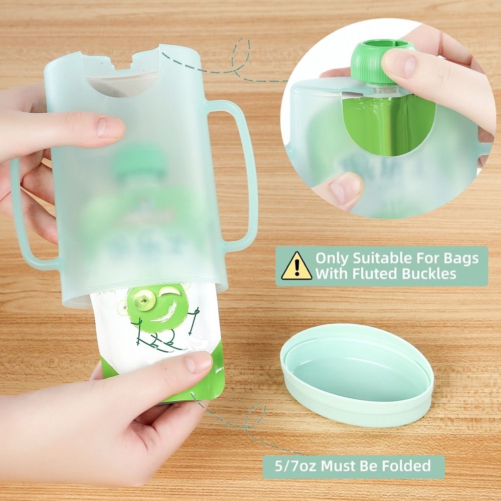 Держатель для пластиковых паке – обзор и цена Baby Food Reusable Pouches
